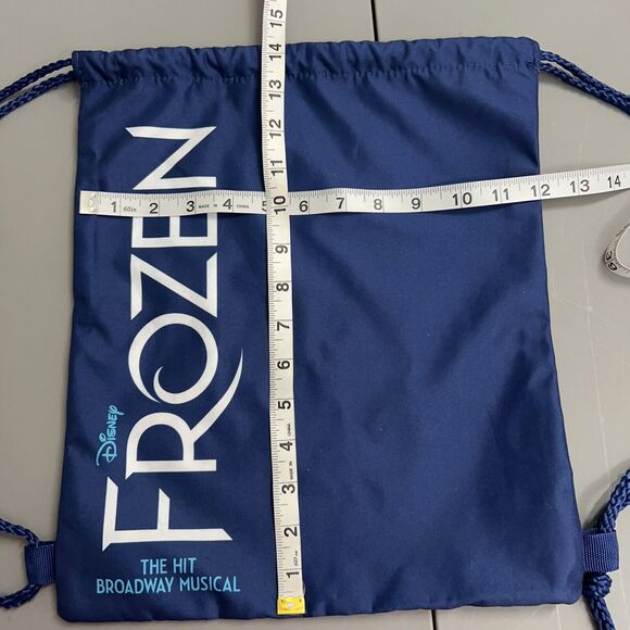 Disney Frozen Broadway Musical Drawstring VIP Cinch Bag Backpack - Picture 6 of 6